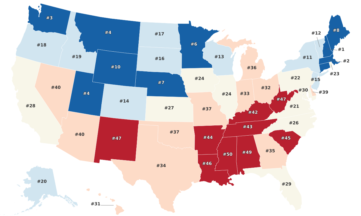 Best States for Gen Z