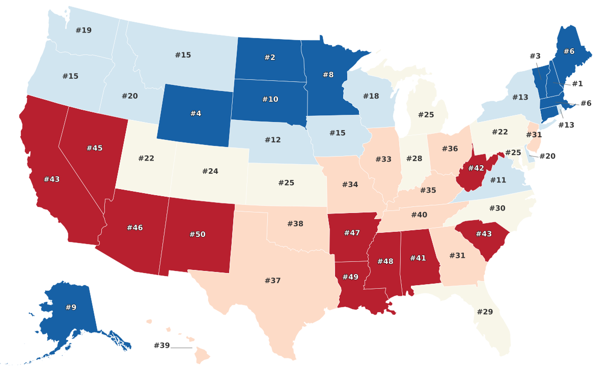 Best States To Live In