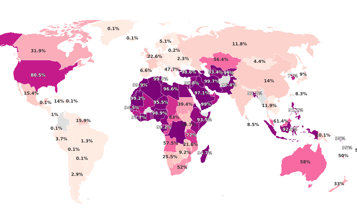 Circumcision By Country