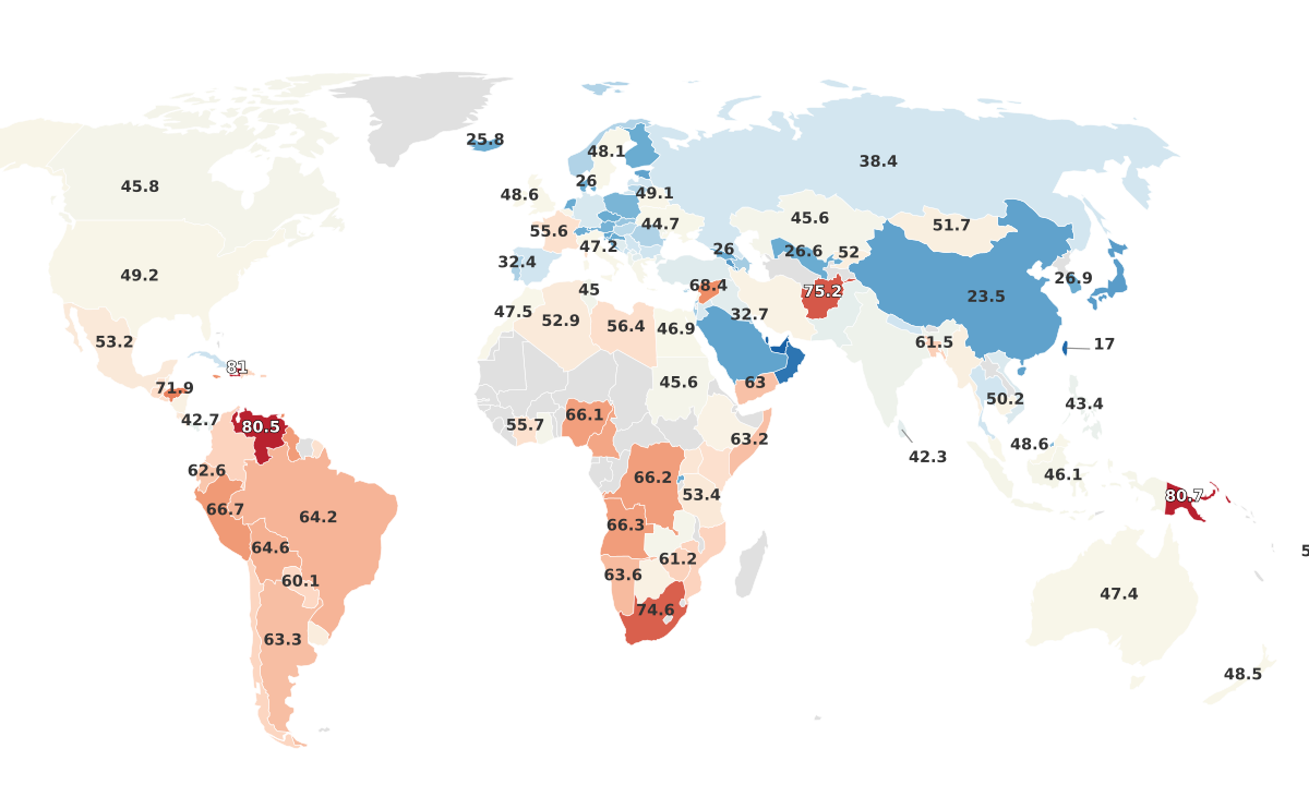 Crime Rate by Country