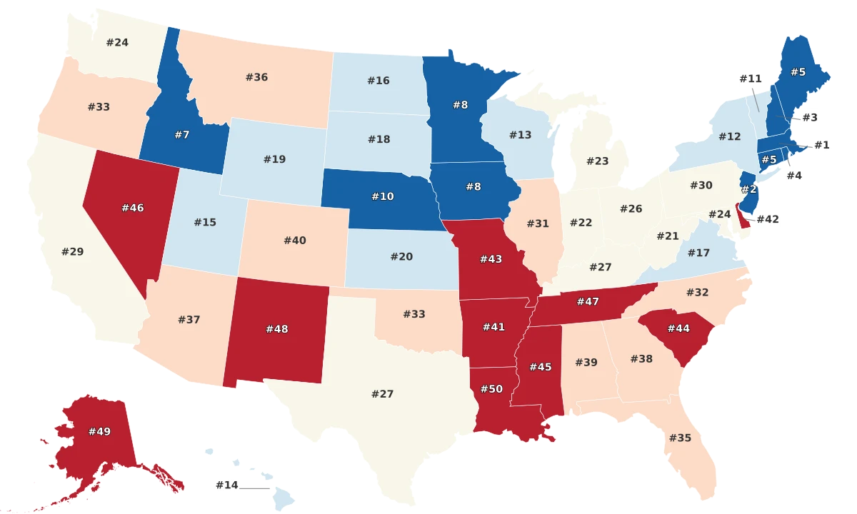 Most Dangerous States