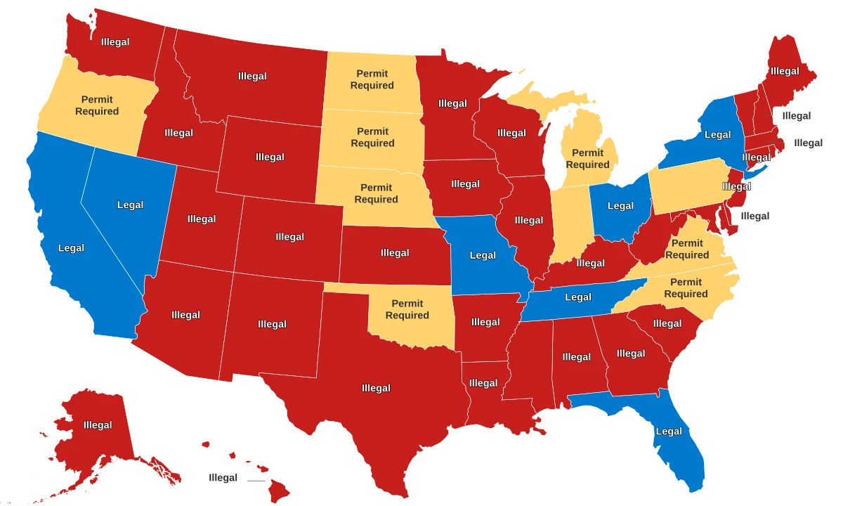 Pet Otter Legal States