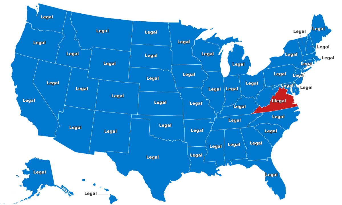 States where Radar Detectors are Illegal