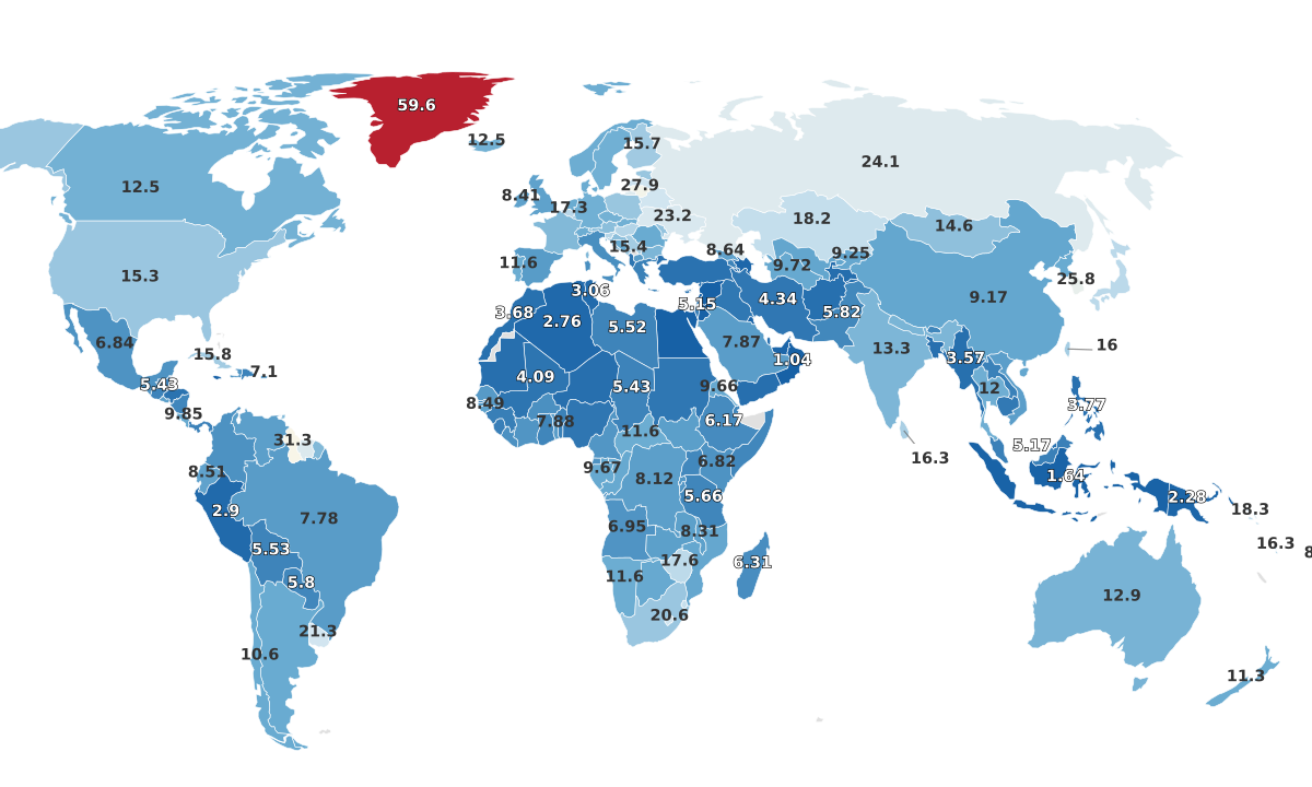 Suicide Rate by Country