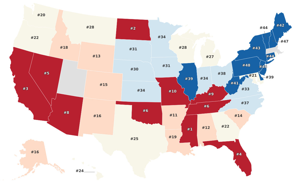 Worst Drivers By State